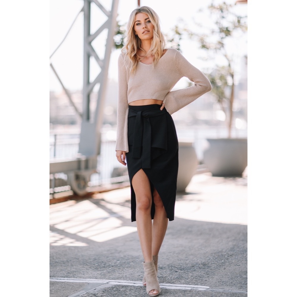 SNDYS | ego knit crop